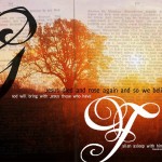 1 Thessalonians 4:14 – Jesus Died And Rose Again Wallpaper Christian Background