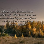 Hebrews 10:5-6 – Offering Wallpaper Christian Background