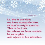 Isaiah 25:9 – Let Us Be Glad And Rejoice in His Salvation Wallpaper Christian Background