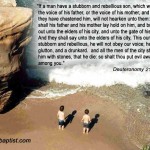 Deuteronomy 21:18-21 – Stubborn and Rebellious Son Wallpaper Christian Background