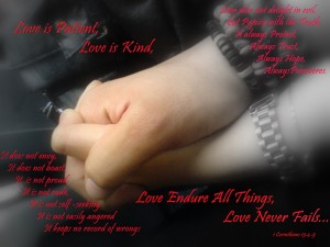 1 Corinthians 13:4-9 Papel de Parede Imagem