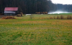 Isaiah 66:2 – Humble and Contrite in Spirit Papel de Parede Imagem
