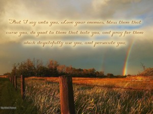 Matthew 5:44 – Love Your Enemies Papel de Parede Imagem