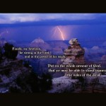 Ephesians 6:10-11 – Be Strong Wallpaper Christian Background