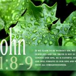 1 john 1:8-9 – Confess Our Sins Wallpaper Christian Background