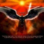 Luke 1:19 – Angel Gabriel Wallpaper Christian Background