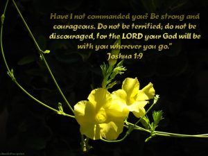 Joshua 1:9 – Be Strong and Courageous Papel de Parede Imagem