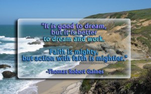 Thomas Robert Gaines – Faith and Action Papel de Parede Imagem