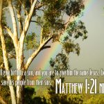 Matthew 1:21 – Jesus Our Savior Wallpaper Christian Background