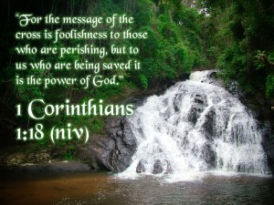 1 Corinthians 1:18 – Christ Crucified Is God’s Power and Wisdom Papel de Parede Imagem
