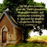 1 Corinthians 3:10 – Wise Builder Wallpaper Christian Background