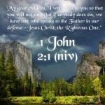 1 John 2:1 – Do Not Sin Wallpaper Christian Background