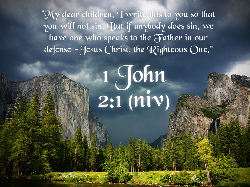 1 John 2:1 - Do Not Sin Wallpaper - Christian Wallpapers and Backgrounds