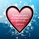 Ezekiel 36:26 – A New Heart Wallpaper Christian Background