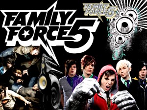 Christian Band: Family Force 5 Collage Papel de Parede Imagem