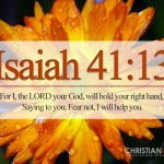 Isaiah 41:13 – Do Not Fear Wallpaper Christian Background