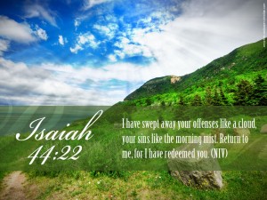 Isaiah 44:22 – Redeemed Papel de Parede Imagem