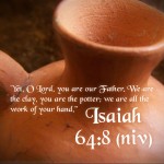 Isaiah 64:8 – Work of His Hands Wallpaper Christian Background
