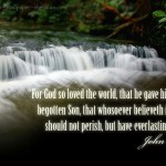 John 3:16 – God’s Love To Us Wallpaper Christian Background