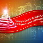 Luke 2:14 – Glory to God in the Highest Heaven Wallpaper Christian Background