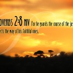 Proverbs 2:8 – Guidance And Protection Wallpaper Christian Background
