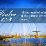 Psalm 32:8 – God’s Loving Eye Wallpaper Christian Background