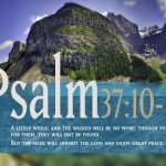 Psalm 37:10-11 – Peace And Prosperity Wallpaper Christian Background