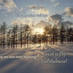 Christian Quotes: Great Is Thy Faithfulness Wallpaper Christian Background