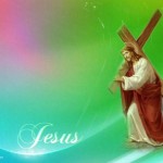 Jesus With Cross Wallpaper Christian Background