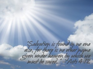 Acts 4:12 – Only Salvation Papel de Parede Imagem