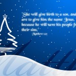 Matthew 1:21 – Jesus Our Savior Wallpaper Christian Background