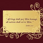 Bible Verse: Psalm 72:11 Frame Wallpaper Christian Background