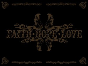 1 Corinthians 13:13 – Faith, Hope And Love Papel de Parede Imagem