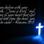 Romans 10:9 – Jesus is Lord Wallpaper Christian Background