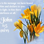 1 John 1:5 – God Is Light Wallpaper Christian Background