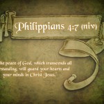 Philippians 4:7 – The Peace Of God Wallpaper Christian Background