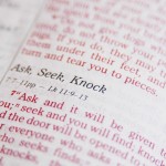 Matthew 7:7 – Ask, Seek, Knock Wallpaper Christian Background