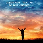 Thou Shall Not Judge Wallpaper Christian Background
