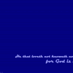 1 John 4:8 – God is Love Wallpaper Christian Background