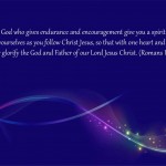 Romans 15:5-6 – Glorify God Wallpaper Christian Background