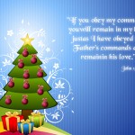 John 15:10 – Remain in God’s Commands Wallpaper Christian Background