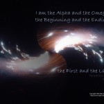 Revelation 22:13 – The Beginning and  The End Wallpaper Christian Background