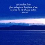 2 Samuel 22:17 – Out of Deep Waters Wallpaper Christian Background