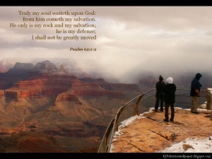 Psalm 62:1-2 – Rest in God Papel de Parede Imagem