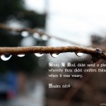 Psalm 68:9 – Abundant Showers Wallpaper Christian Background