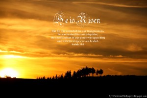 Isaiah 53:5 – By His Wounds We Are Healed Papel de Parede Imagem