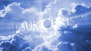 Jesus Christ in Heaven Papel de Parede Imagem