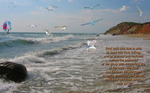 Jude 1:24-25 – Only Wise God Our Saviour Papel de Parede Imagem