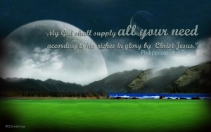 Philippians 4:19 – God the Provider Papel de Parede Imagem