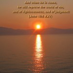 John 16:8 – Day of Judgement Wallpaper Christian Background